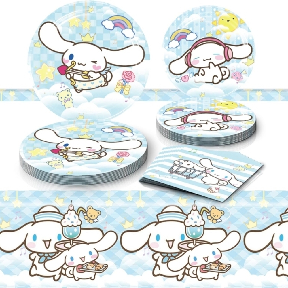 2 x NWT Cinnamoroll Party Set (Total 82pcs)